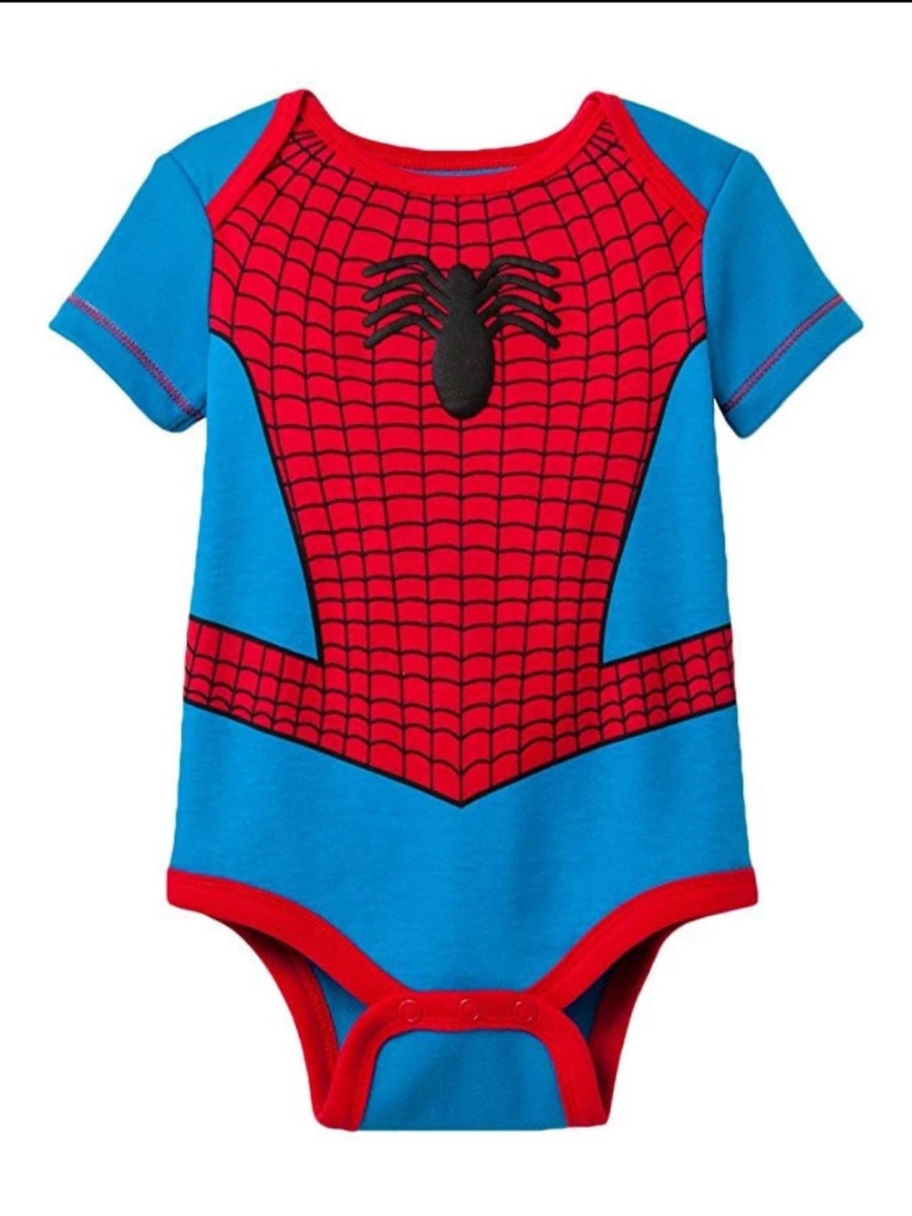 Marvel Baby SpiderMan Short Sleeve Bodysuit 3-6 Months New With Tags